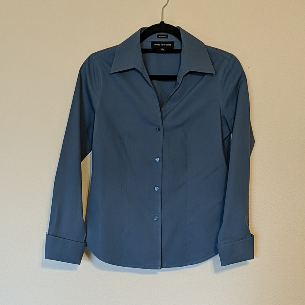 Blue dress shirt